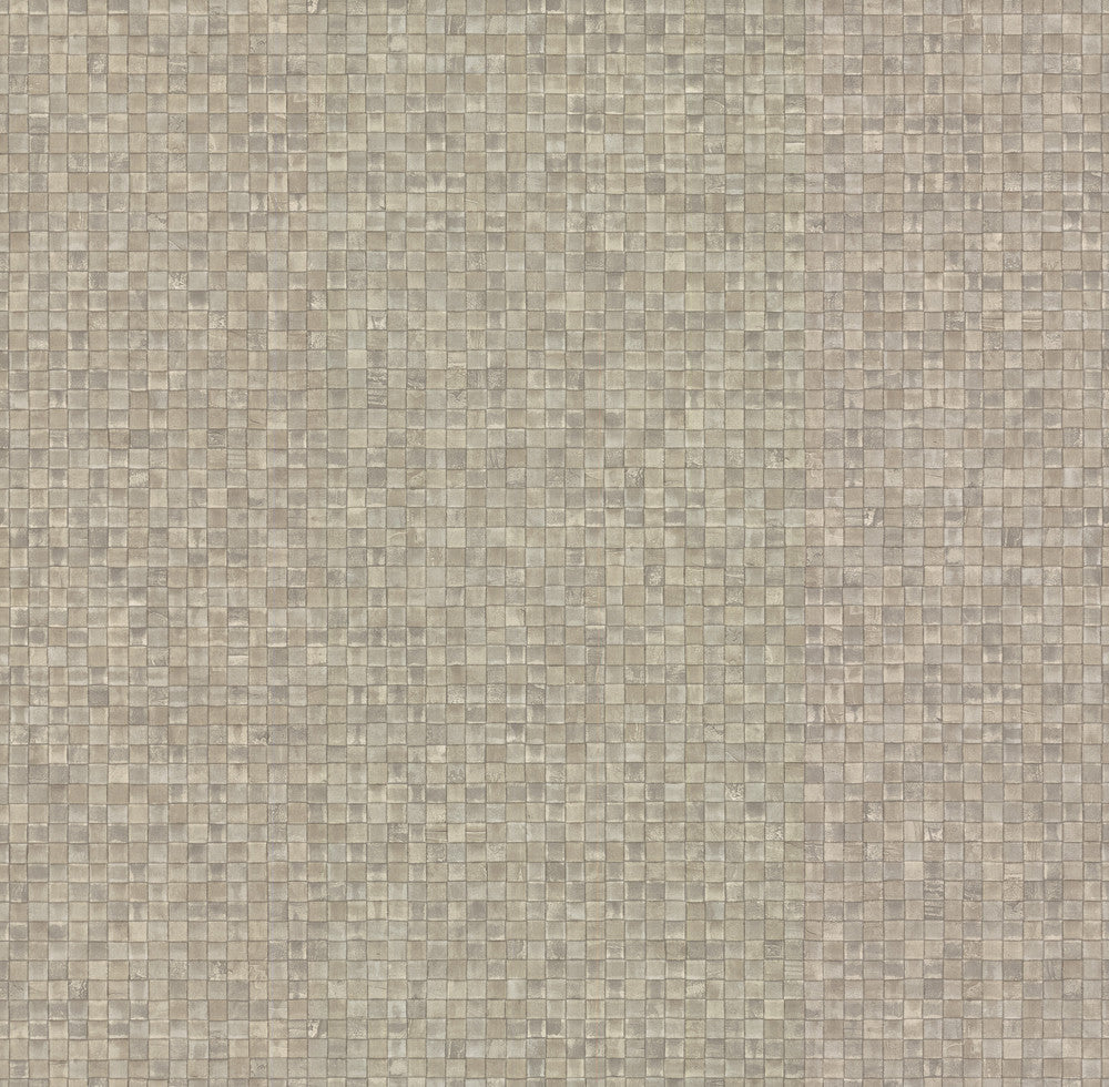 Token Greige Wallpaper by York Wallcoverings Urban Oasis Covers about 79.2 square feet 27.56-in by 34.5-ft long roll Unpasted 25.25 - Fabric Carolina -