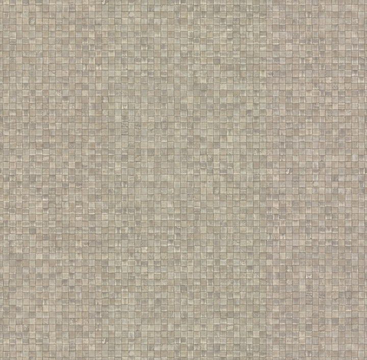 Token Greige Wallpaper by York Wallcoverings Urban Oasis Covers about 79.2 square feet 27.56-in by 34.5-ft long roll Unpasted 25.25 - Fabric Carolina -