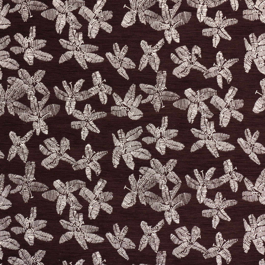 Hibiscus - Plum by Schumacher Fabric