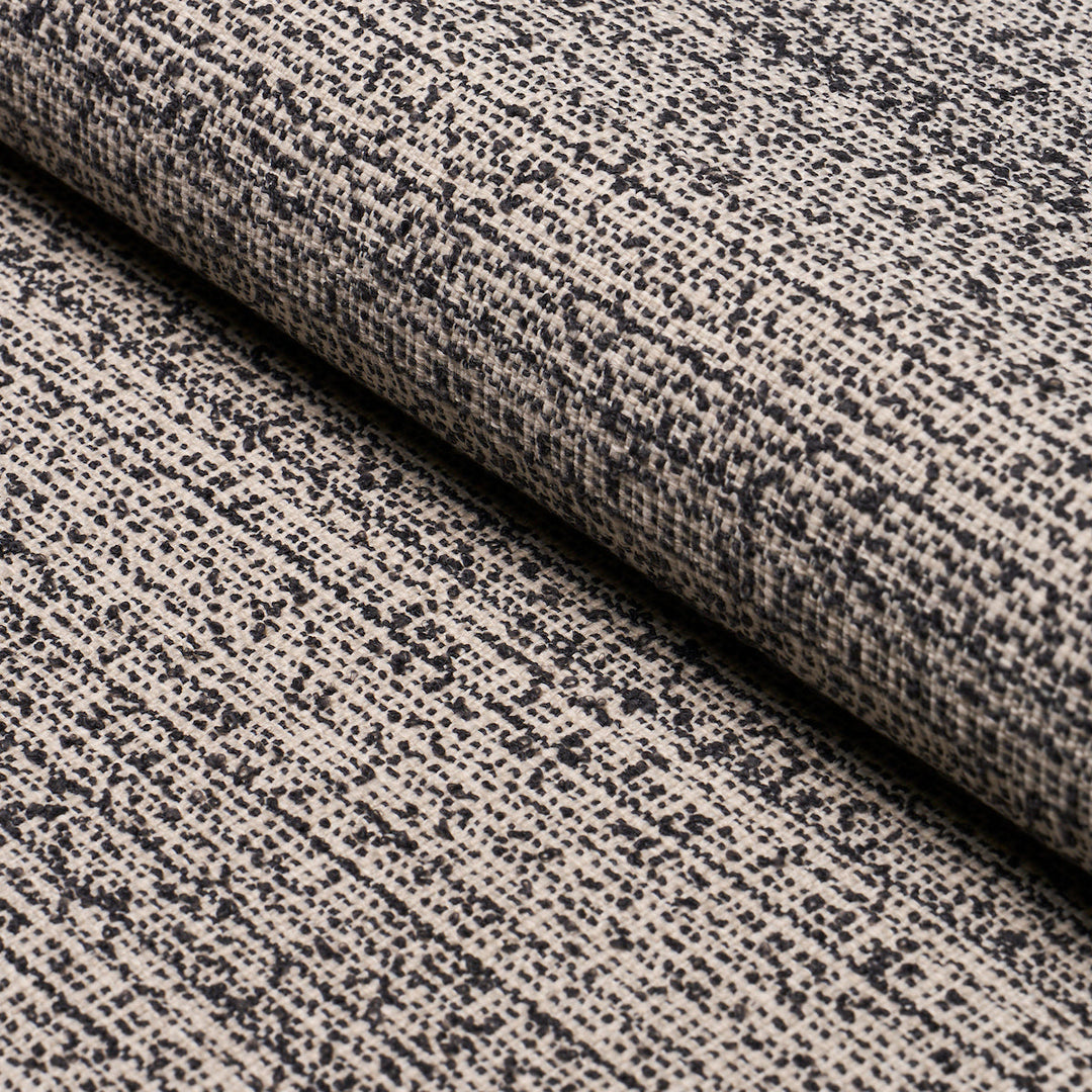 Sadie Indoor/Outdoor - Black On Natural by Schumacher Fabric