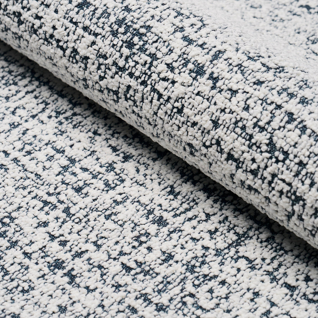 Zuzu Indoor/Outdoor - White On Navy By 84202 Fabric