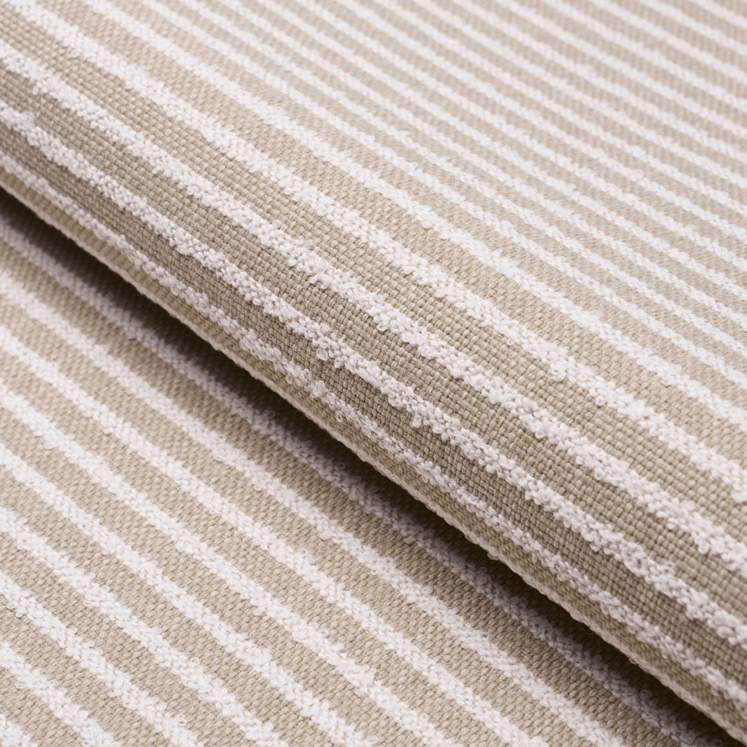 Bouclé Stripe Indoor/Outdoor - Flax by Schumacher Fabric