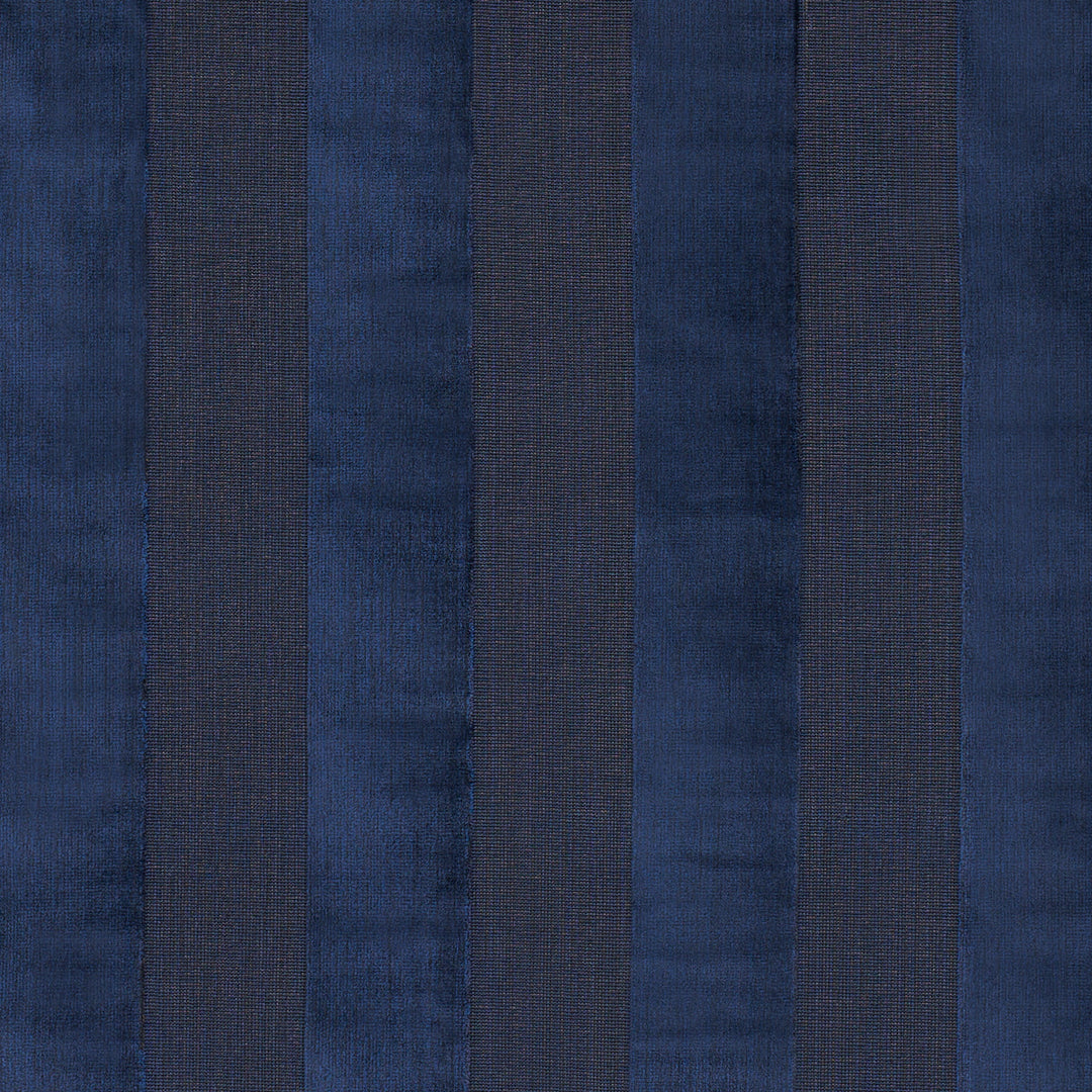 Cunard Strié Velvet - Sapphire by Schumacher Fabric