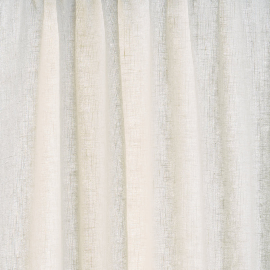 Leslie Stonewashed Sheer - Ivory by Schumacher Fabric