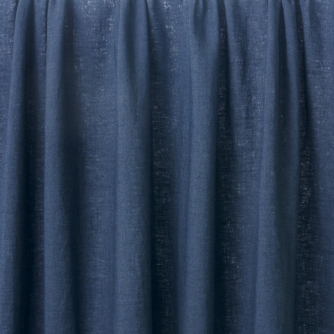 Leslie Stonewashed Sheer - Navy by Schumacher Fabric