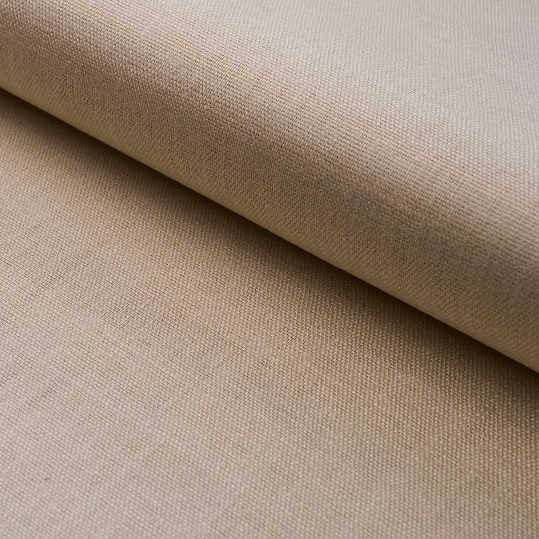 Leo Glazed Linen - Flax by Schumacher Fabric