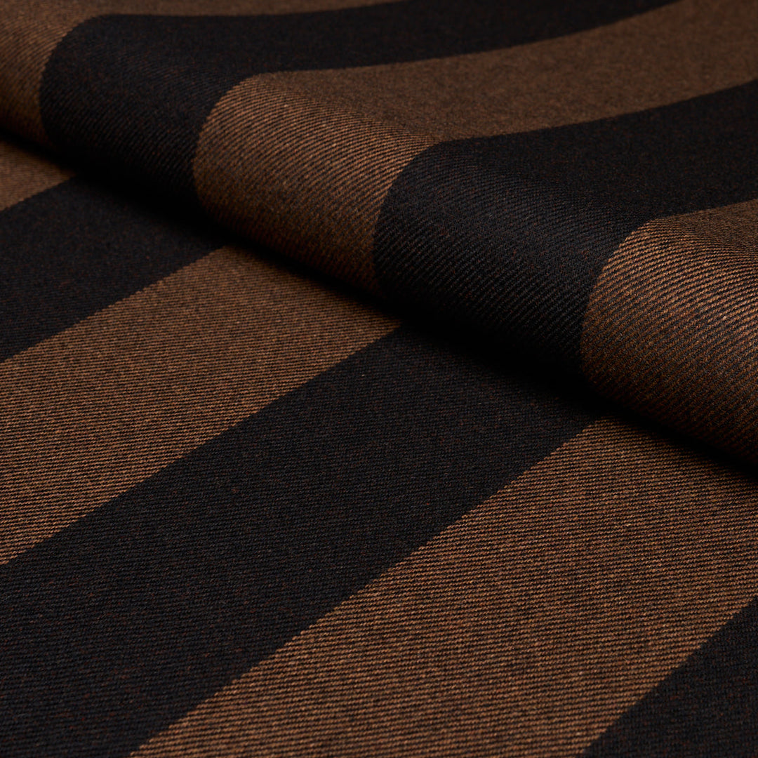 Hemlock Stripe - Java by Schumacher Fabric
