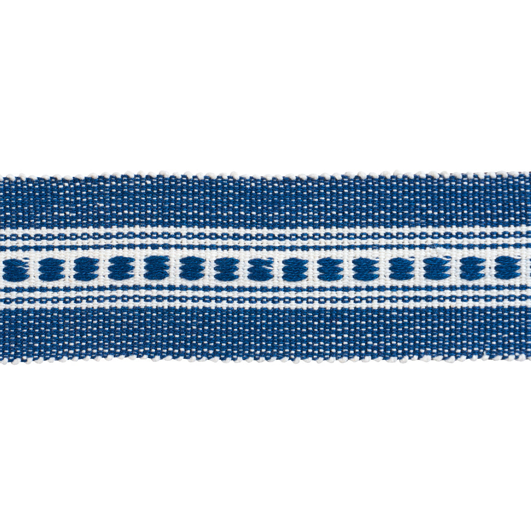 Lubeck Tape Narrow - Navy by Schumacher Trim