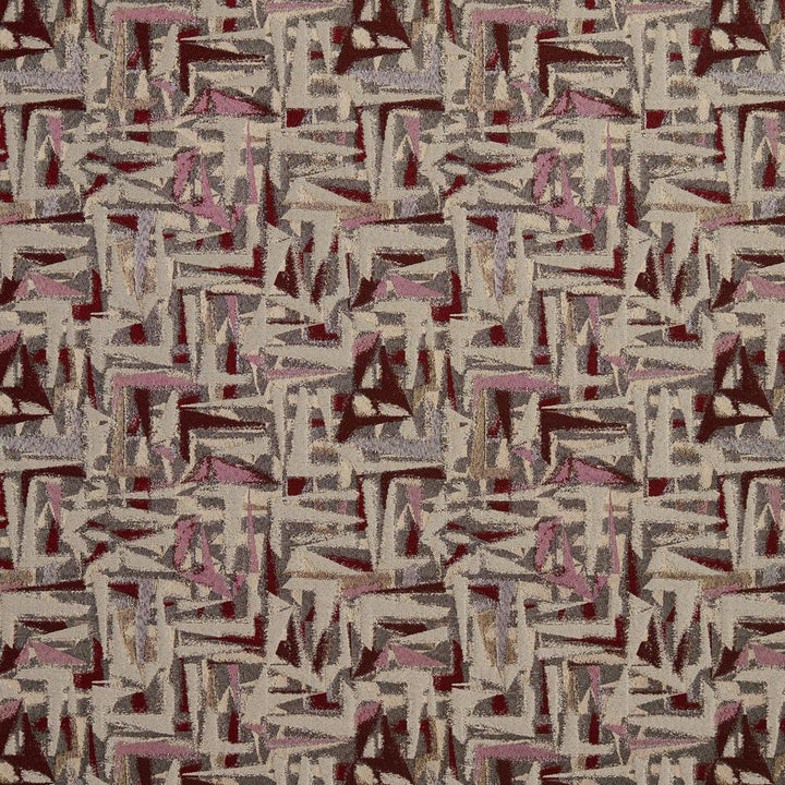 8519 Wine/Abstract by Charlotte Designer Fabric Contemporary Wovens 100% Woven Polyester Asia Exceeds 100,000 Wyzenbeek Rubs (Heavy Duty) </p><p>Repeat: Horizontal: 15" x Vertical: 15" 54 Inches - Swanky Fabrics -