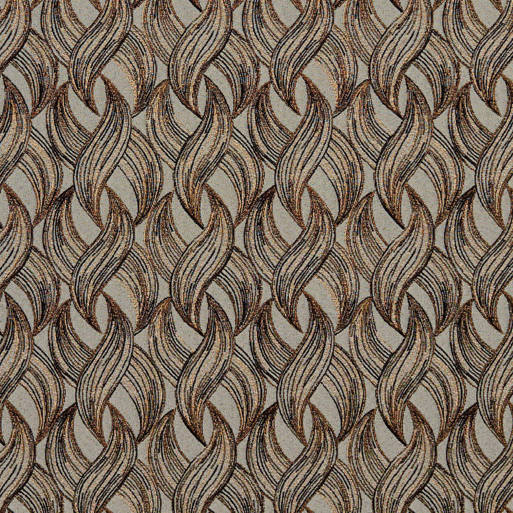8523 Curry by Charlotte Designer Fabric Contemporary Wovens 100% Woven Polyester Asia Exceeds 100,000 Wyzenbeek Rubs (Heavy Duty) Horizontal: 3.75" x Vertical: 4" 54 Inches - Swanky Fabrics -