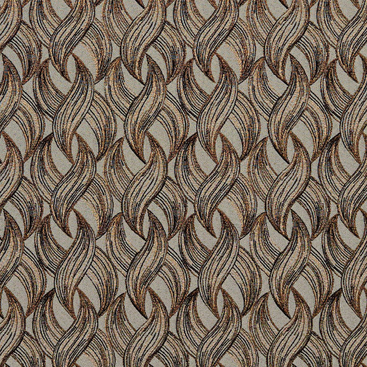 8523 Curry by Charlotte Designer Fabric Contemporary Wovens 100% Woven Polyester Asia Exceeds 100,000 Wyzenbeek Rubs (Heavy Duty) Horizontal: 3.75" x Vertical: 4" 54 Inches - Swanky Fabrics -