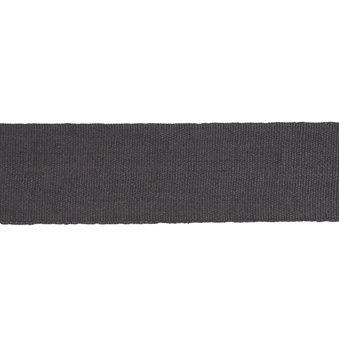 Mathias Linen Tape Wide - Charcoal by Schumacher Trim