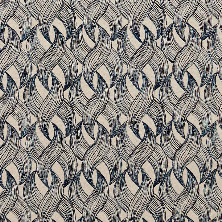 8525 Sapphire by Charlotte Fabric Contemporary Wovens 100% Woven Polyester Asia Exceeds 100,000 Wyzenbeek Rubs (Heavy Duty) Horizontal: 3.75" x Vertical: 4" 54 Inches - Fabric Carolina -