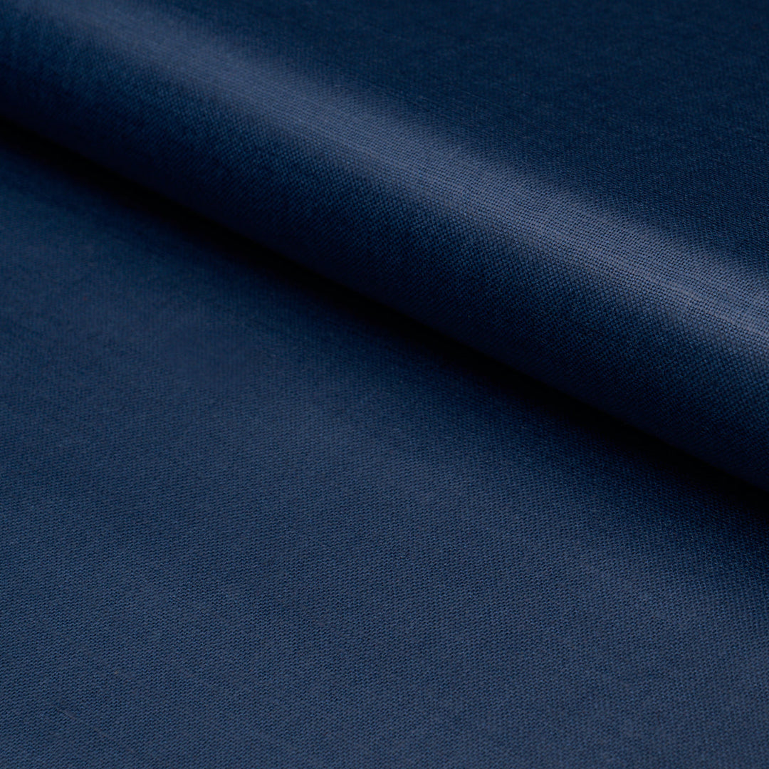 Patent Linen - Navy by Schumacher Fabric