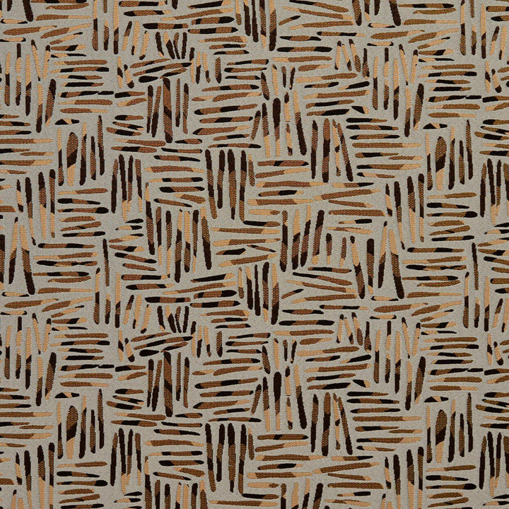 8533 Curry/Tally by Charlotte Designer Fabric Contemporary Wovens 100% Woven Polyester Asia Exceeds 100,000 Wyzenbeek Rubs (Heavy Duty) Horizontal: 20.5" x Vertical: 15.5" 54 Inches - Swanky Fabrics -