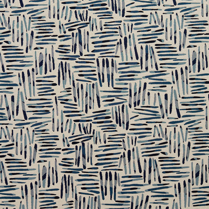 8535 Sapphire/Tally by Charlotte Fabric Contemporary Wovens 100% Woven Polyester Asia Exceeds 100,000 Wyzenbeek Rubs (Heavy Duty) Horizontal: 20.5" x Vertical: 15.5" 54 Inches - Fabric Carolina -