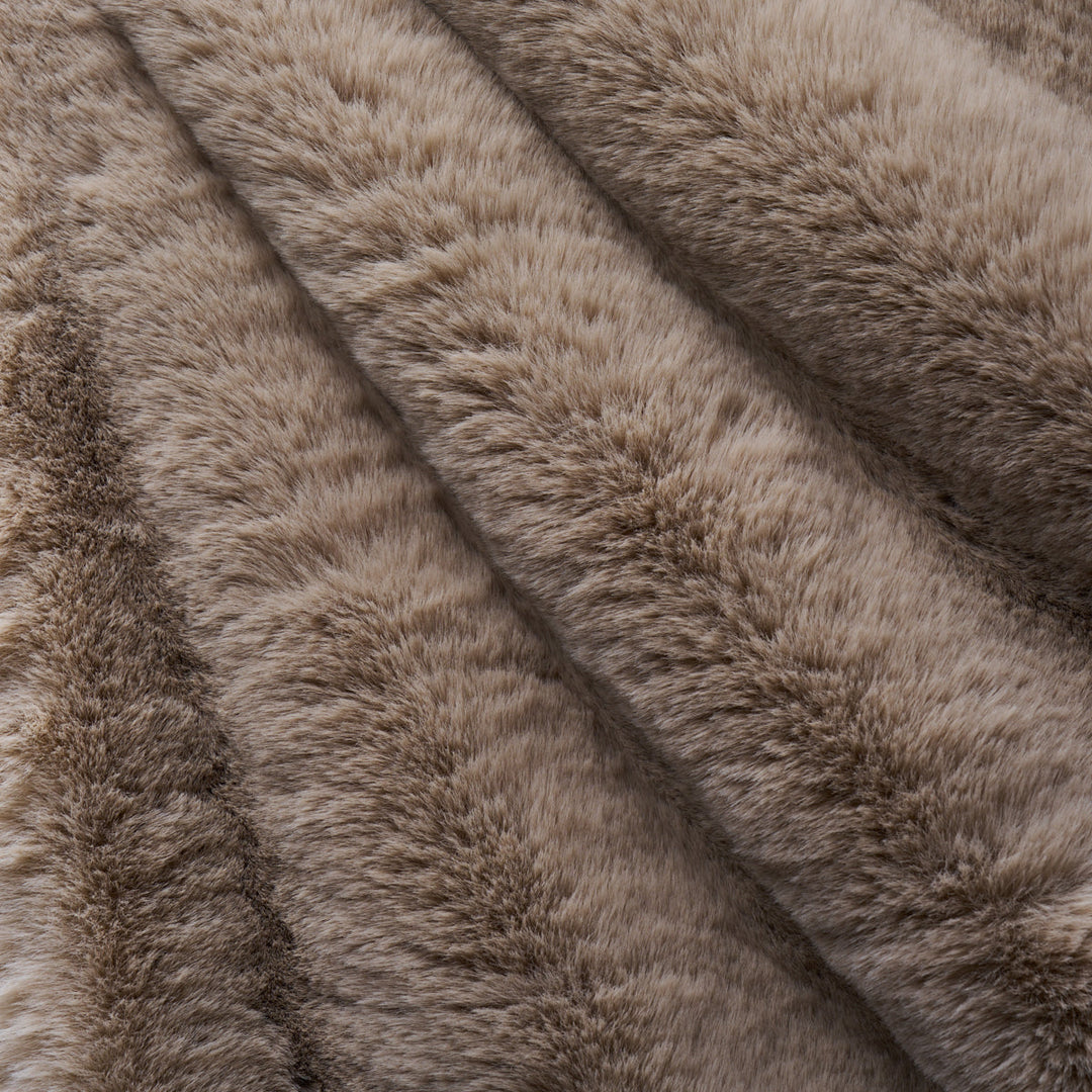 Timberline Faux Fur - Pewter by Schumacher Fabric