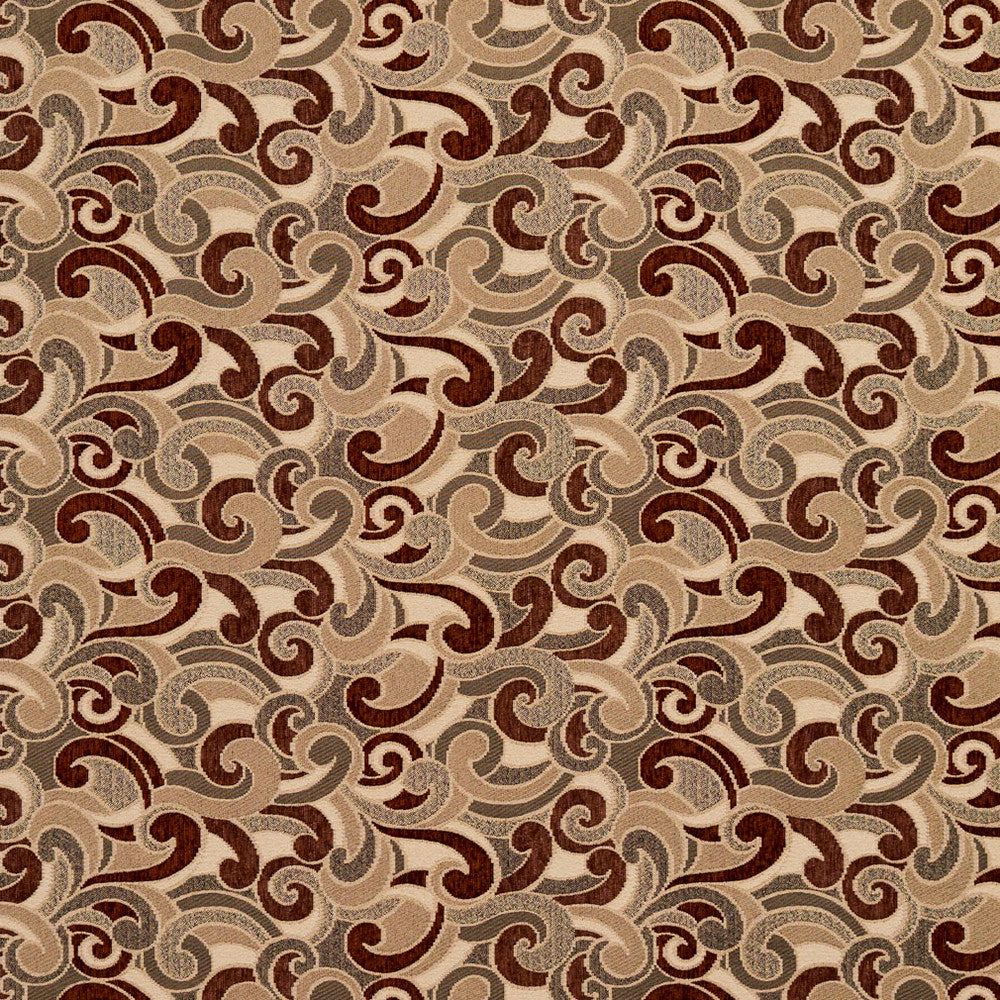 8538 Spice/Flutter by Charlotte Fabric Contemporary Wovens 100% Woven Polyester Asia Exceeds 100,000 Wyzenbeek Rubs (Heavy Duty) Horizontal: 17" x Vertical: 7.5" 54 Inches - Fabric Carolina -