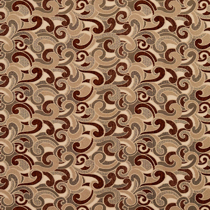 8538 Spice/Flutter by Charlotte Fabric Contemporary Wovens 100% Woven Polyester Asia Exceeds 100,000 Wyzenbeek Rubs (Heavy Duty) Horizontal: 17" x Vertical: 7.5" 54 Inches - Fabric Carolina -