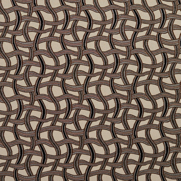 8545 Bronze/Maze by Charlotte Fabric Contemporary Wovens 100% Woven Polyester Asia Exceeds 100,000 Wyzenbeek Rubs (Heavy Duty) Horizontal: 8.25" x Vertical: 7.5" 54 Inches - Fabric Carolina -