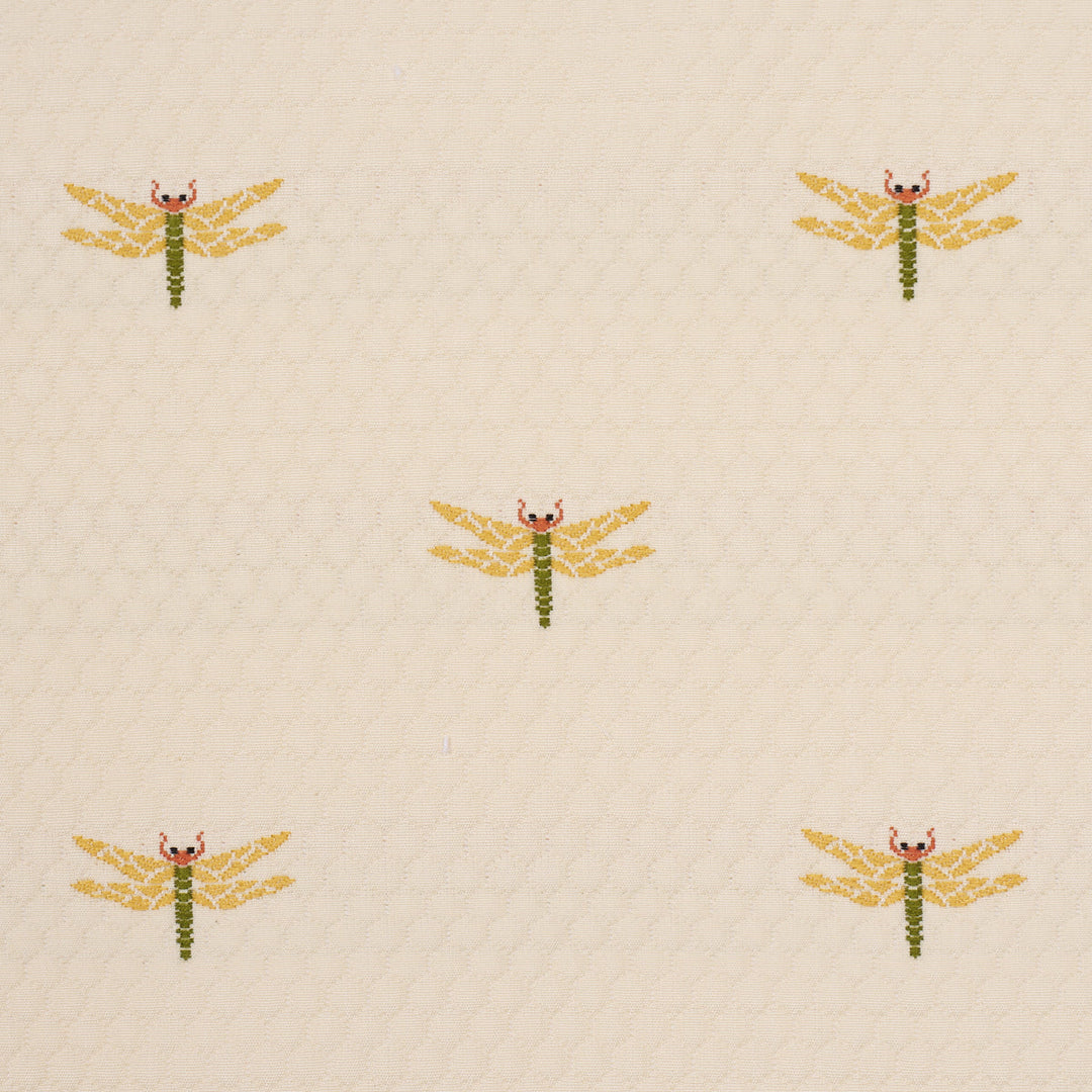 Dragonflies - Ochre by Schumacher Fabric