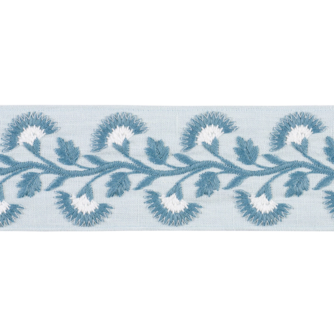 Lottie Tape - Aqua by Schumacher Trim