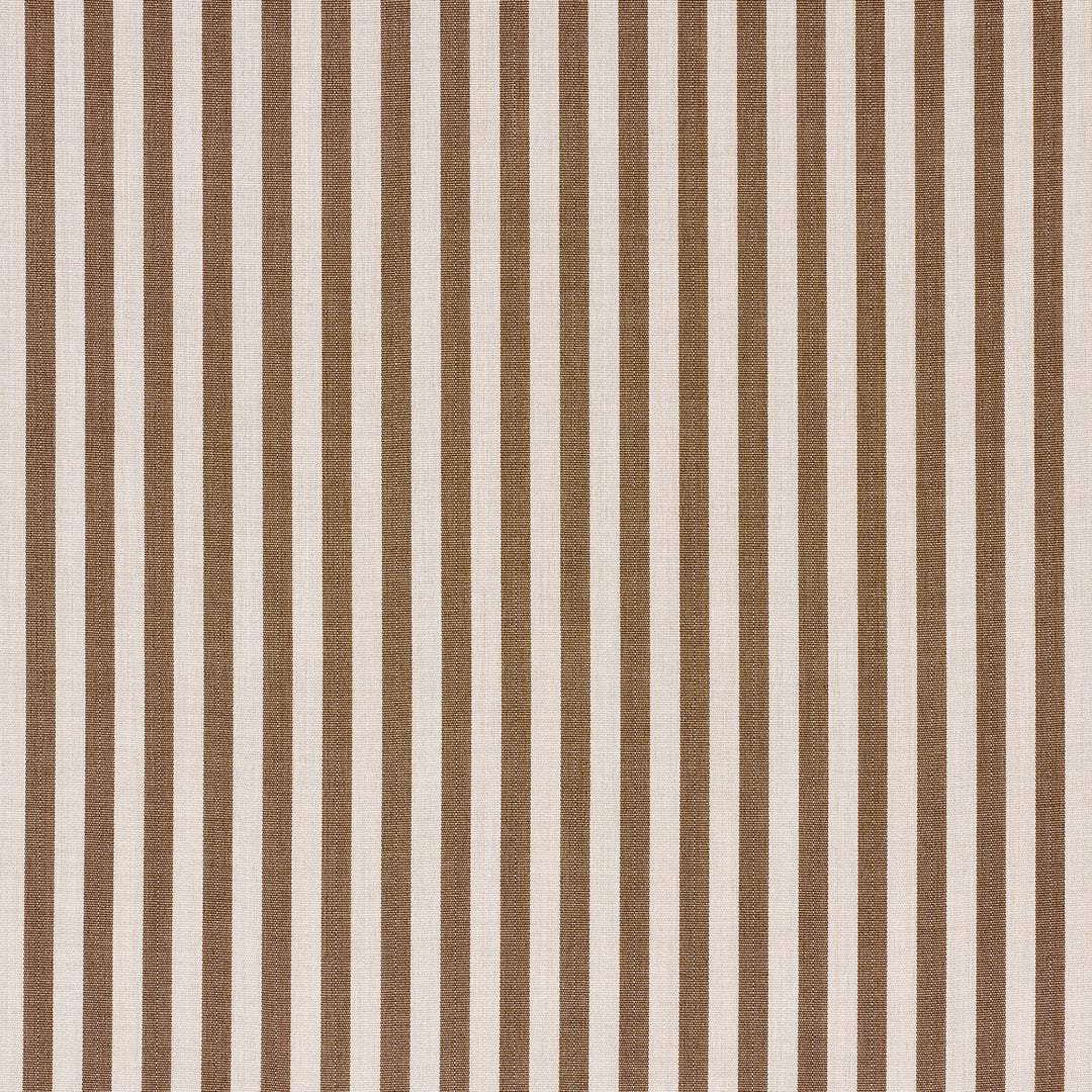 Hanson Indoor/Outdoor Stripe Narrow Brown 85811 Schumacher