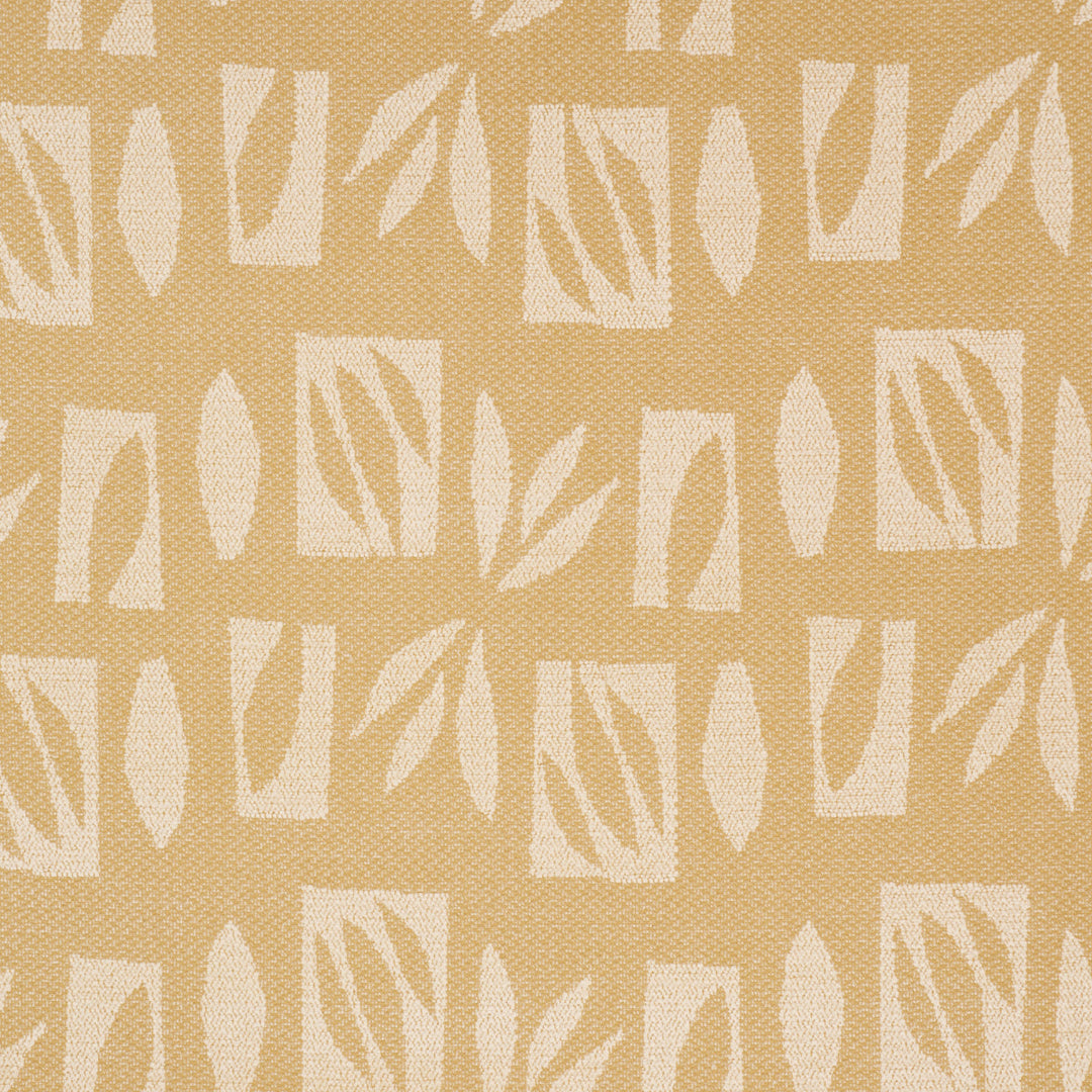 Banana Leaf Cutout - Cream by Schumacher Fabric