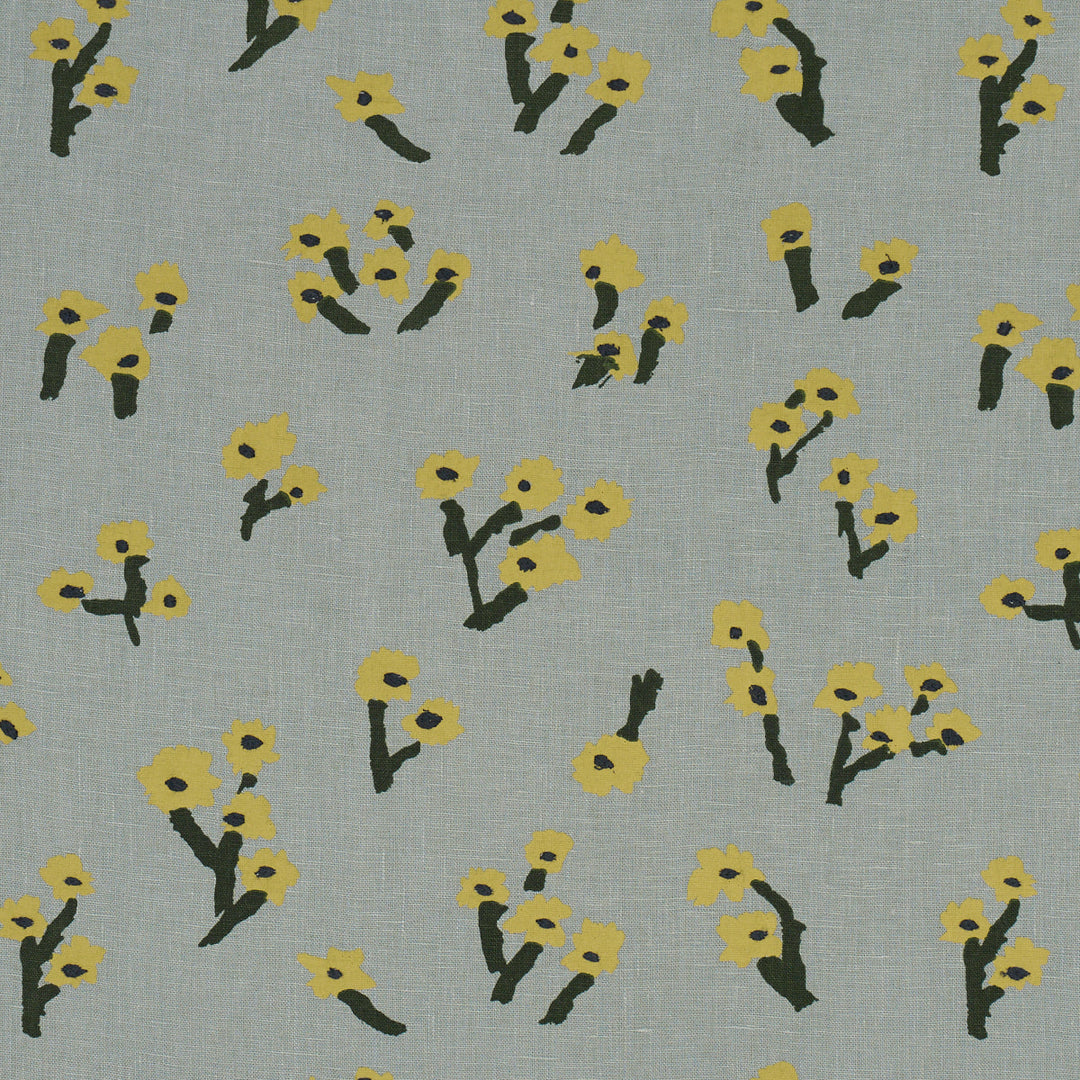 Rosie Posy - Sky by Schumacher Fabric