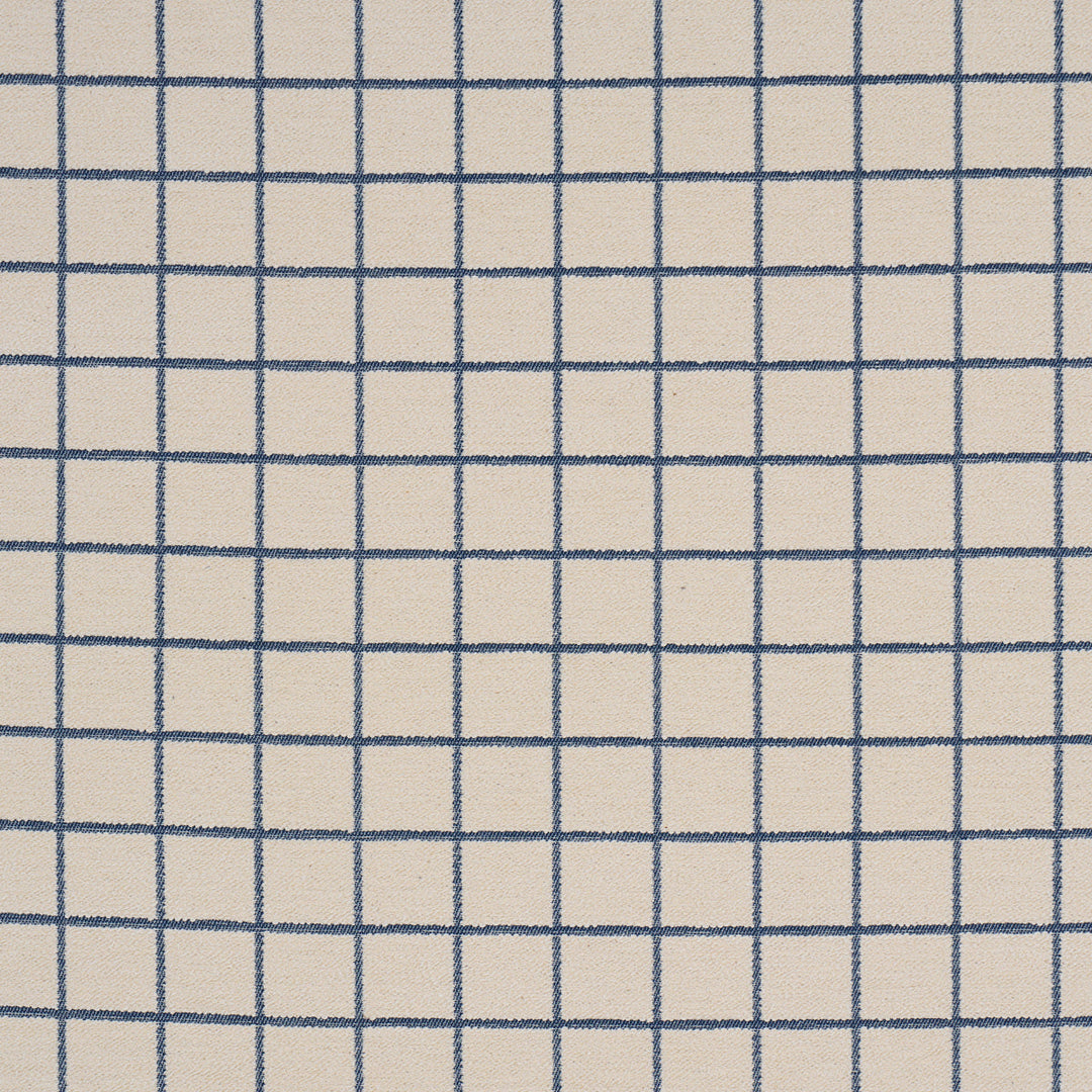 Tucson Grid - Blue by Schumacher Fabric