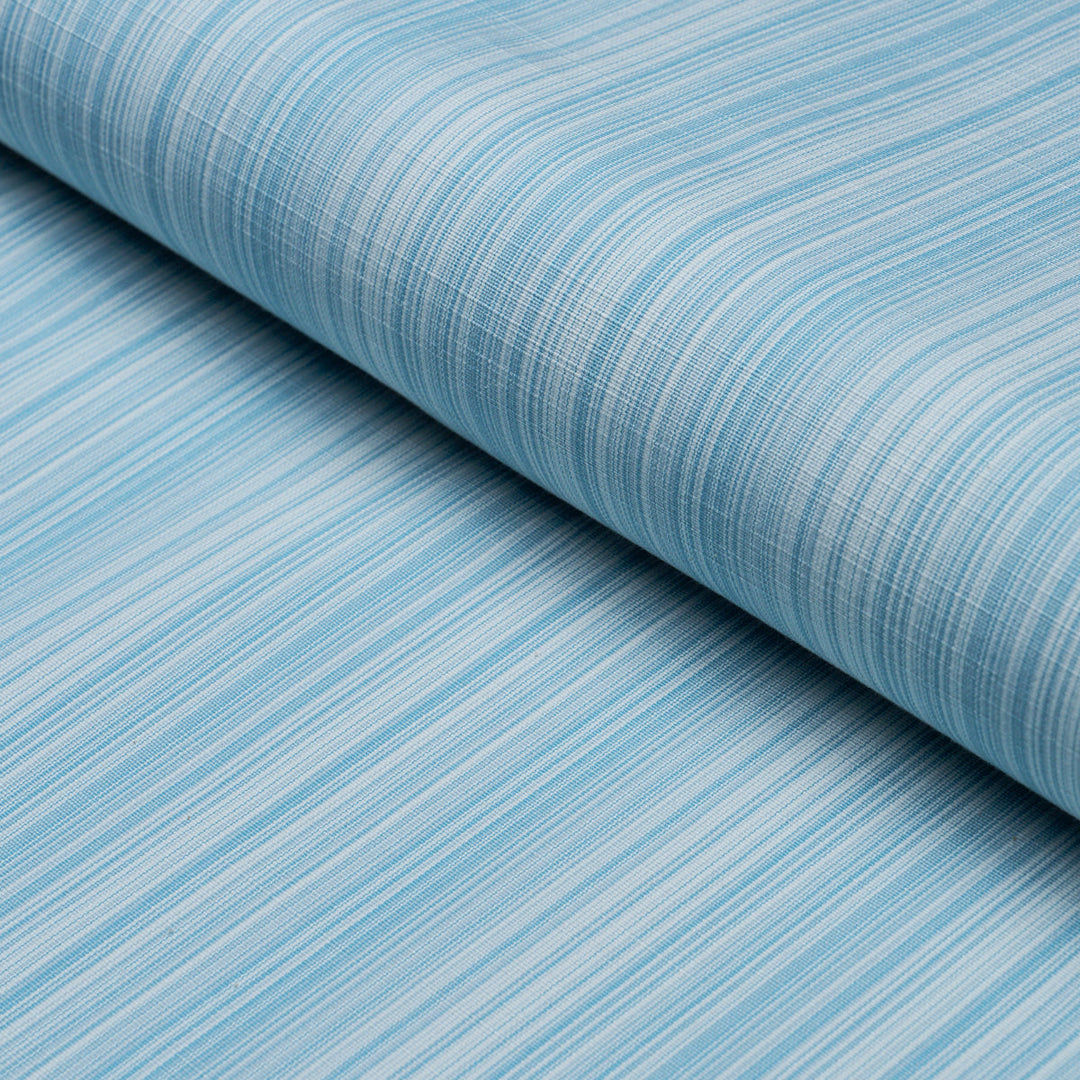 Gracie Solid Strié - Robin'S Egg Blue by Schumacher Fabric