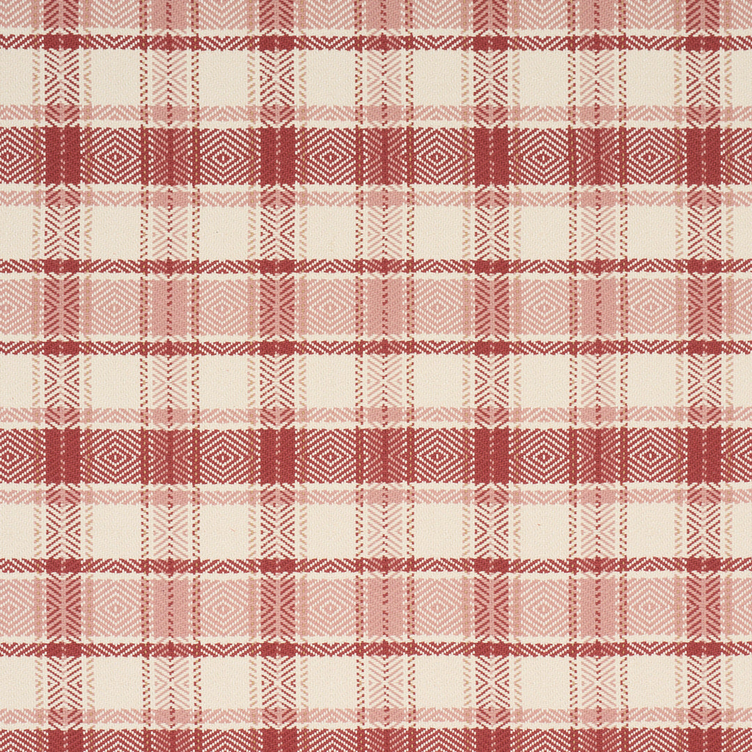 Heidi Plaid - Cranberry by Schumacher Fabric