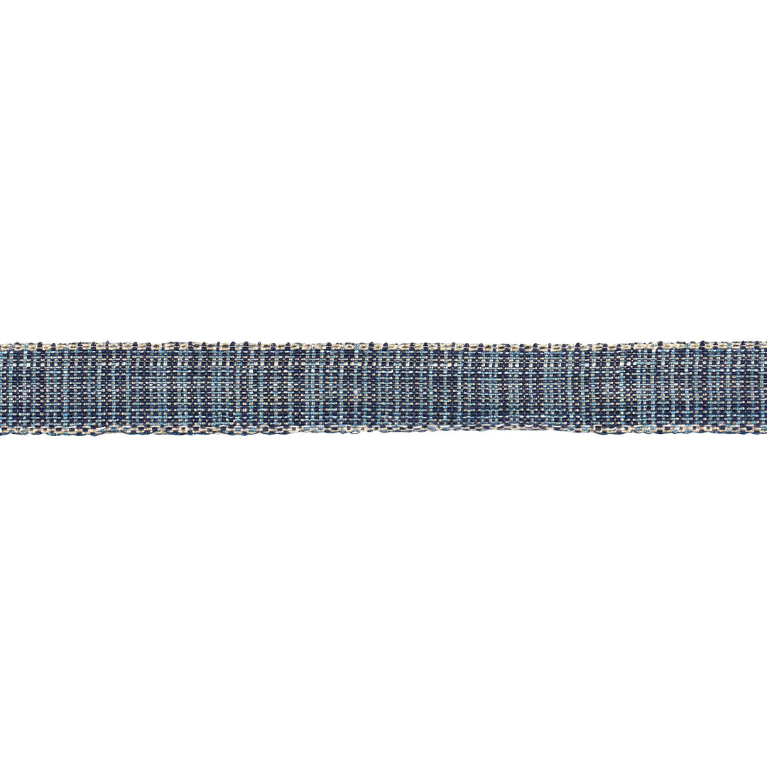 Tweed Tape Narrow - Indigo by Schumacher Trim