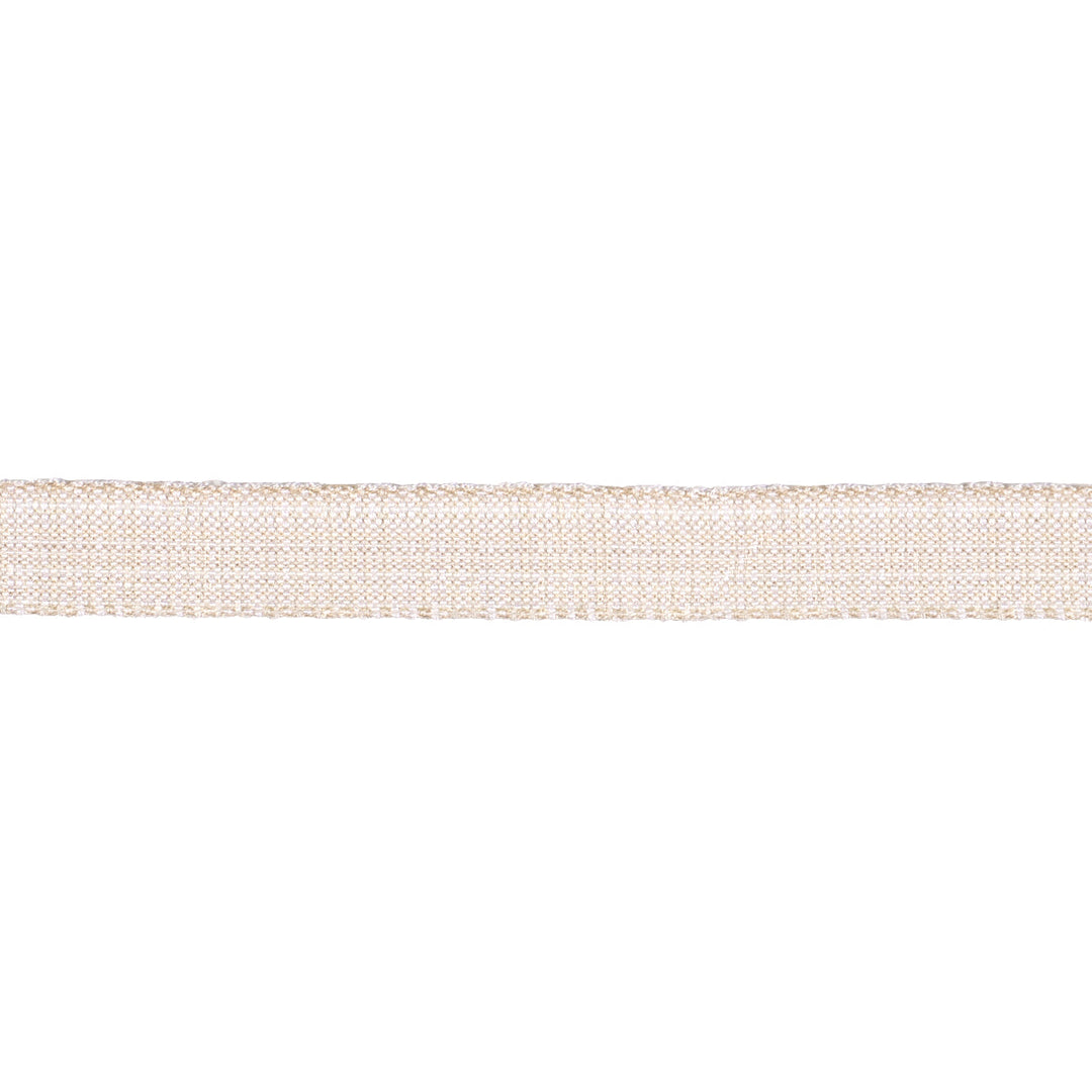 Tweed Tape Narrow - Ivory by Schumacher Trim