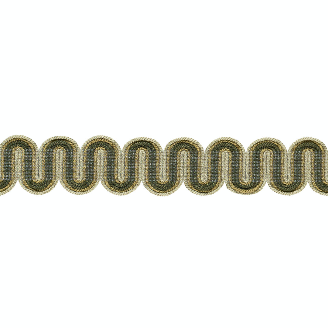 Winding River Tape - Green by Schumacher Trim