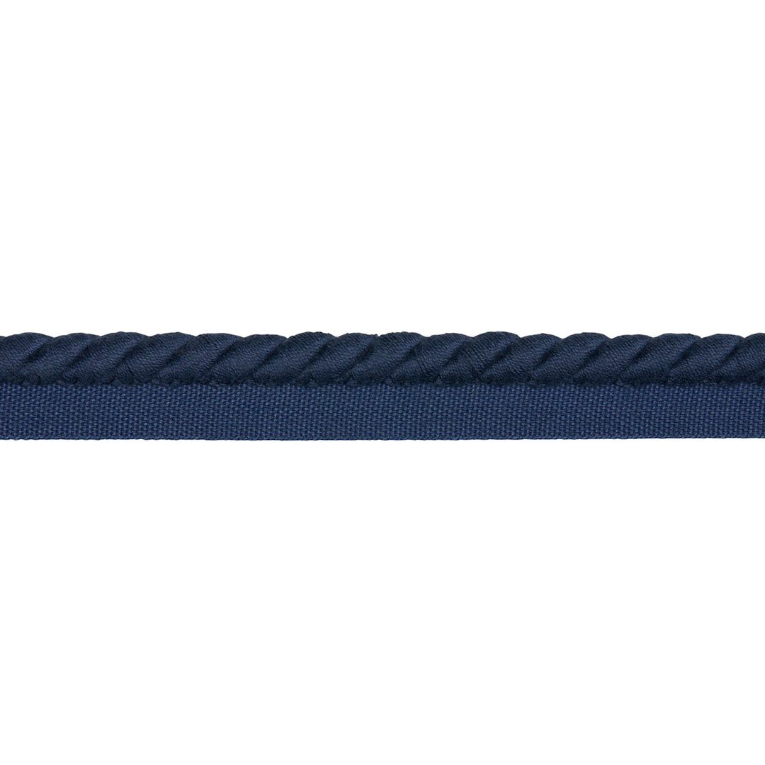 Henley Cotton Cord - Navy by Schumacher Trim