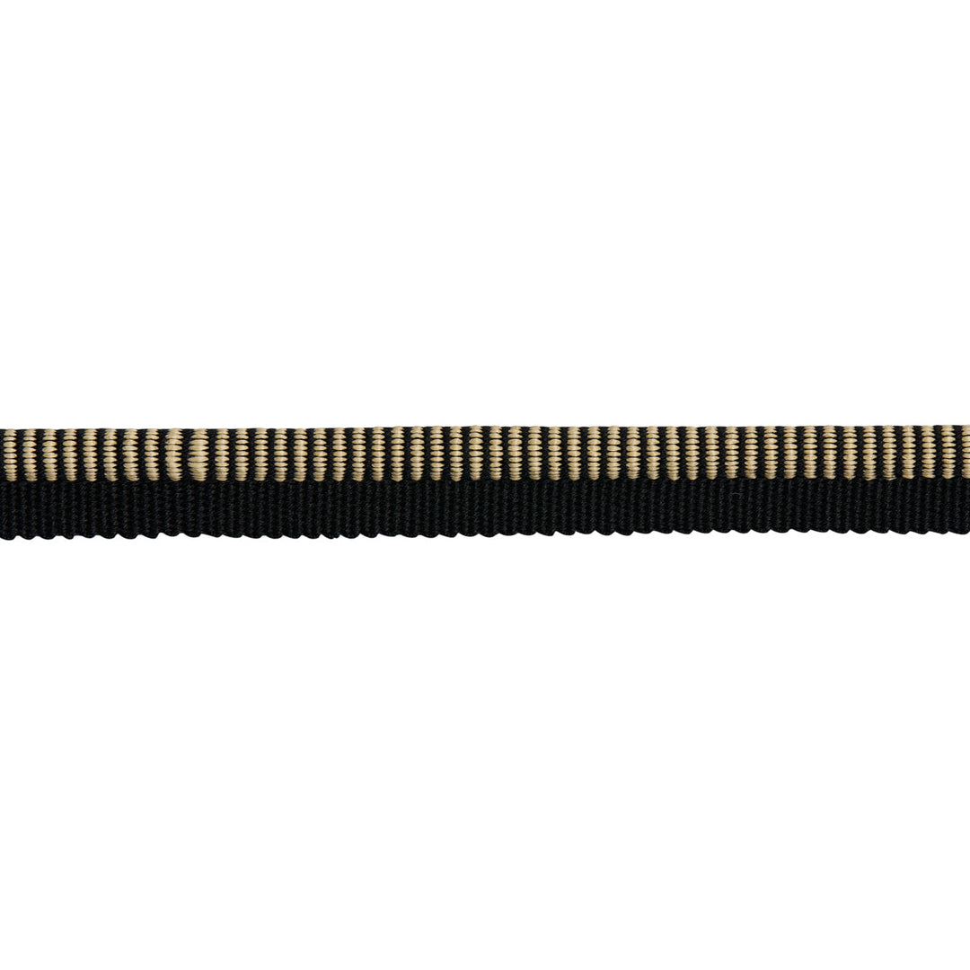 Seville Ribbed Cord - Black by Schumacher Trim