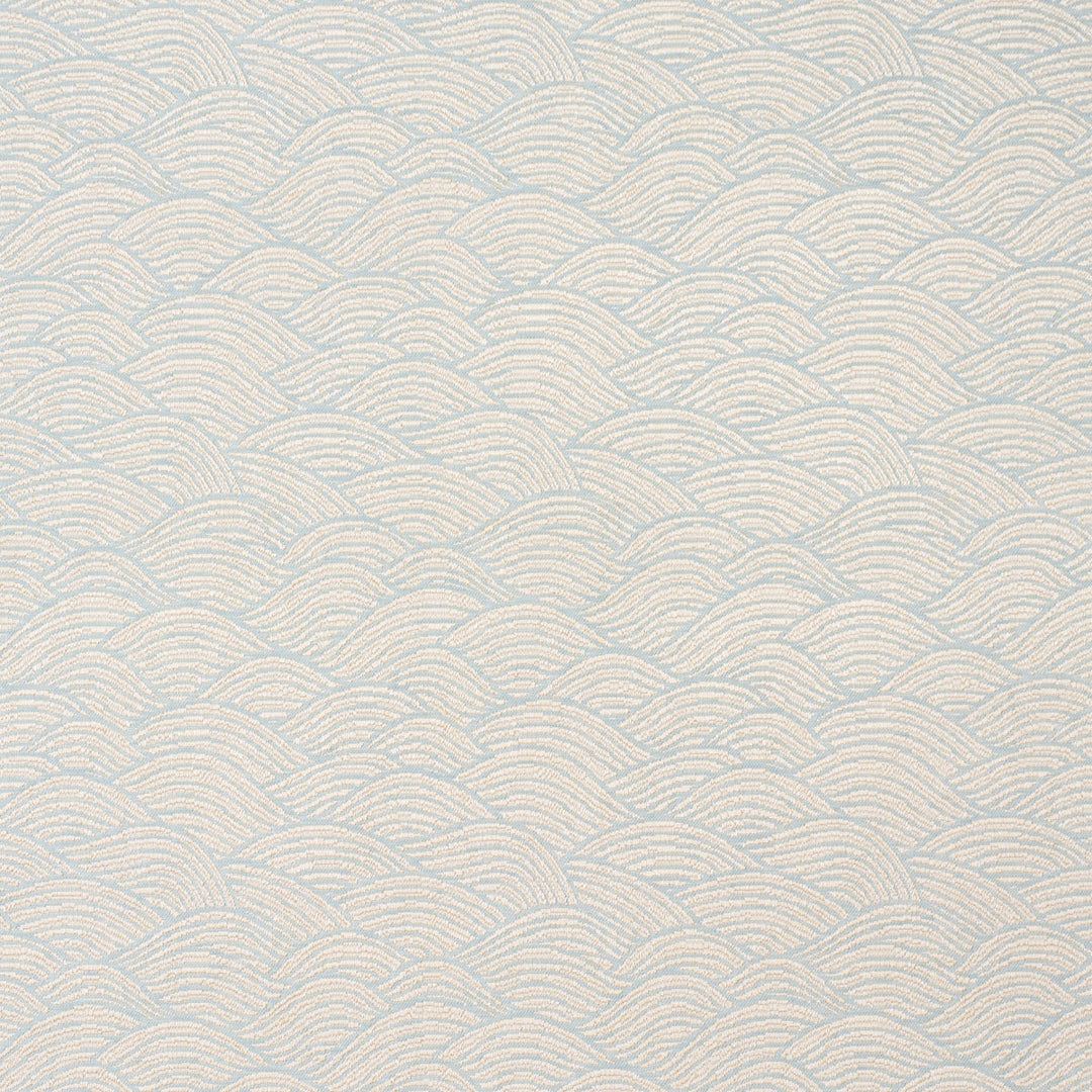 Symphony Scallop - Sky by Schumacher Fabric