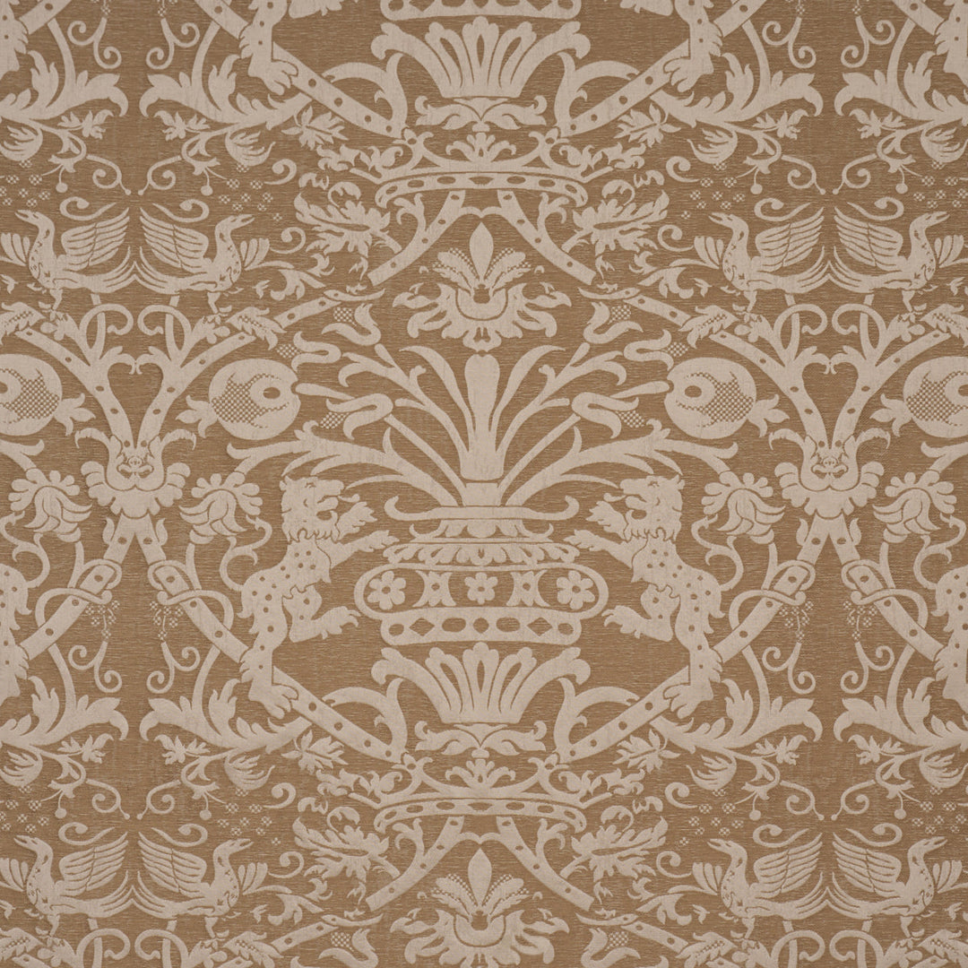 Dougal Damask - Wheat by Schumacher Fabric
