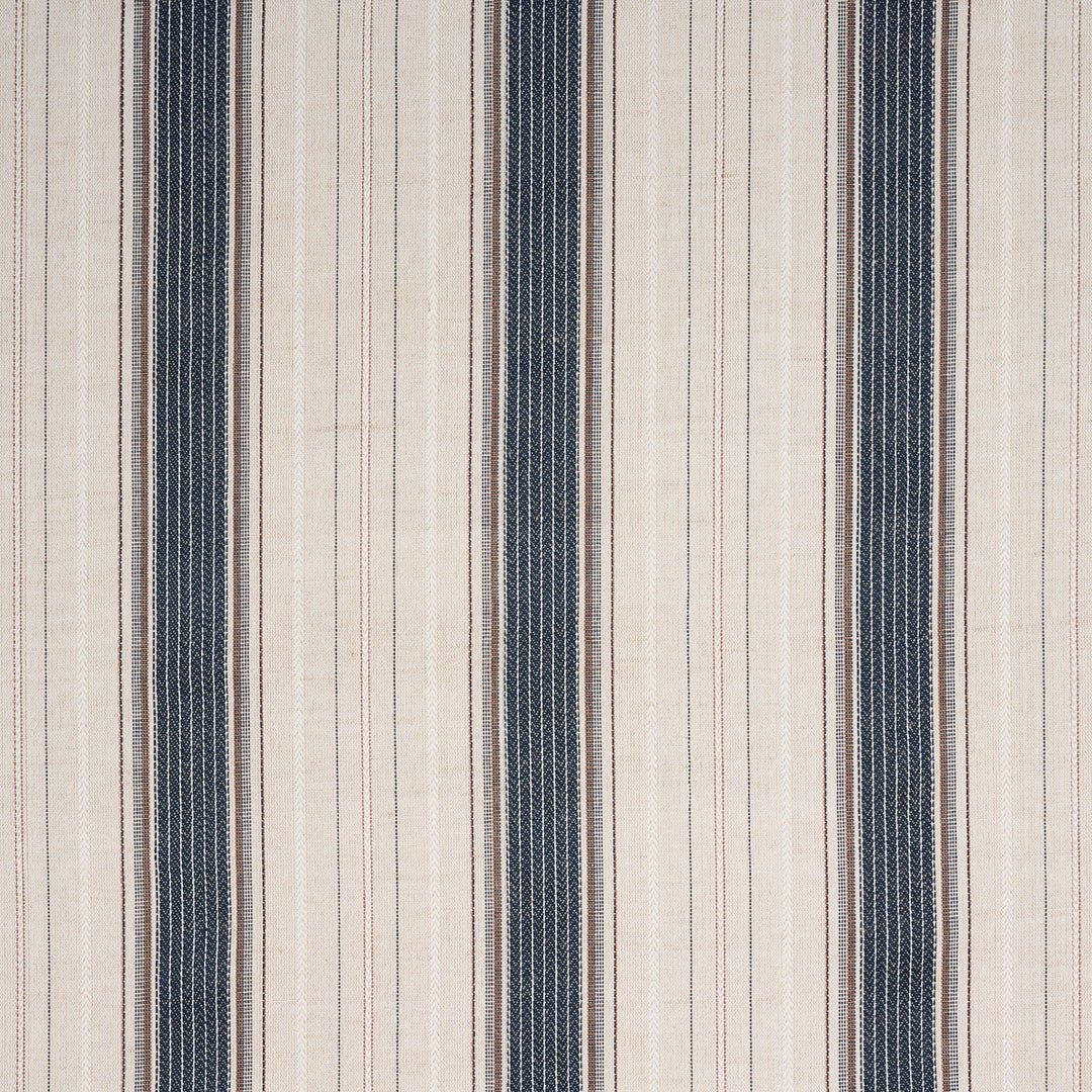 Idris Stripe - Indigo by Schumacher Fabric