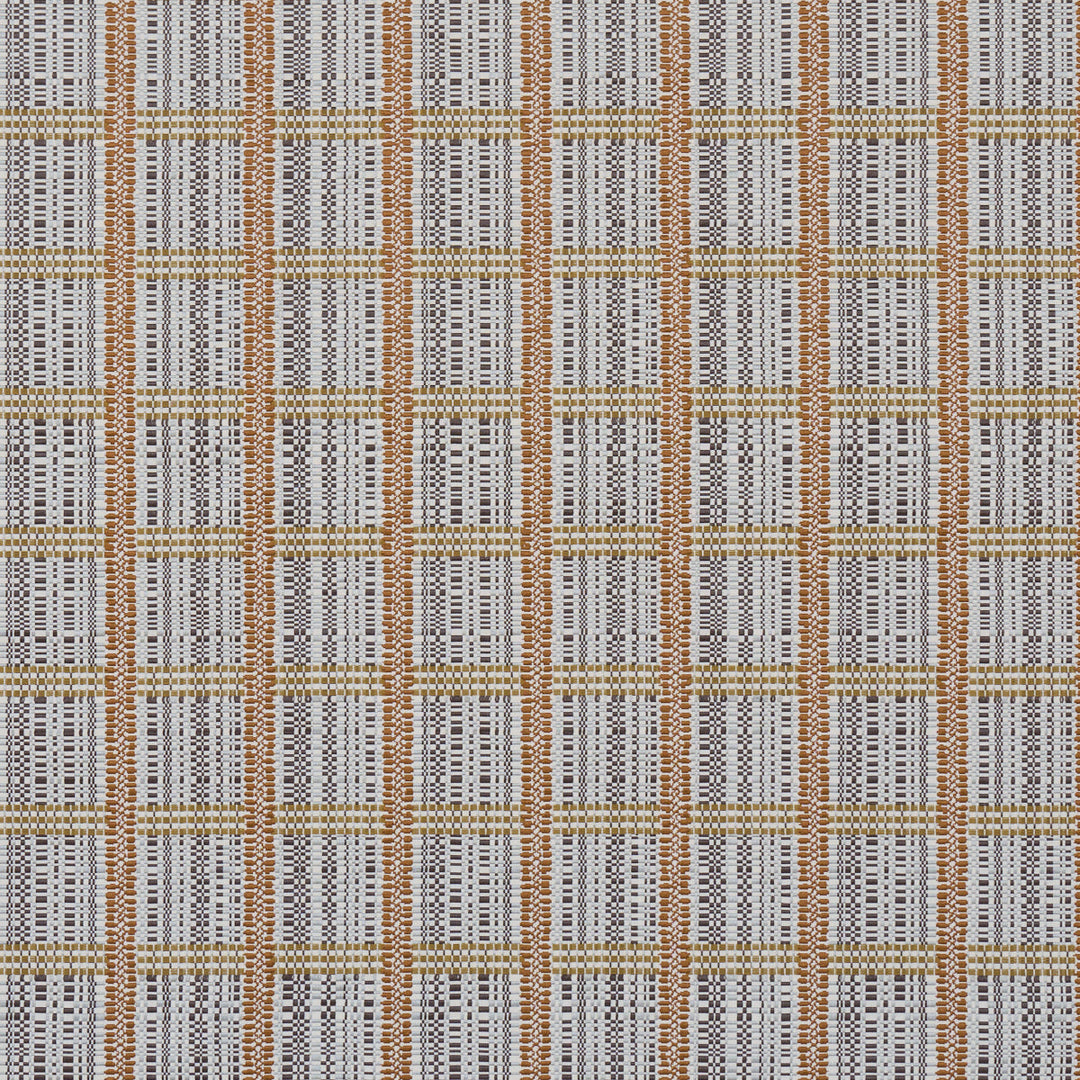Skyline Plaid - Bronze by Schumacher Fabric