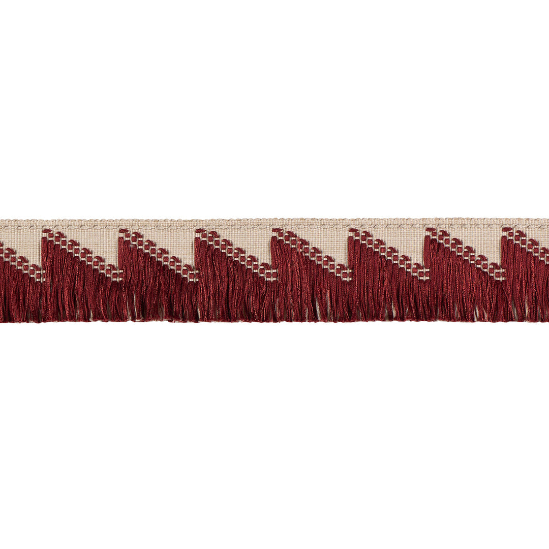 Trace Of Connection Fringe - Merlot by Schumacher Trim