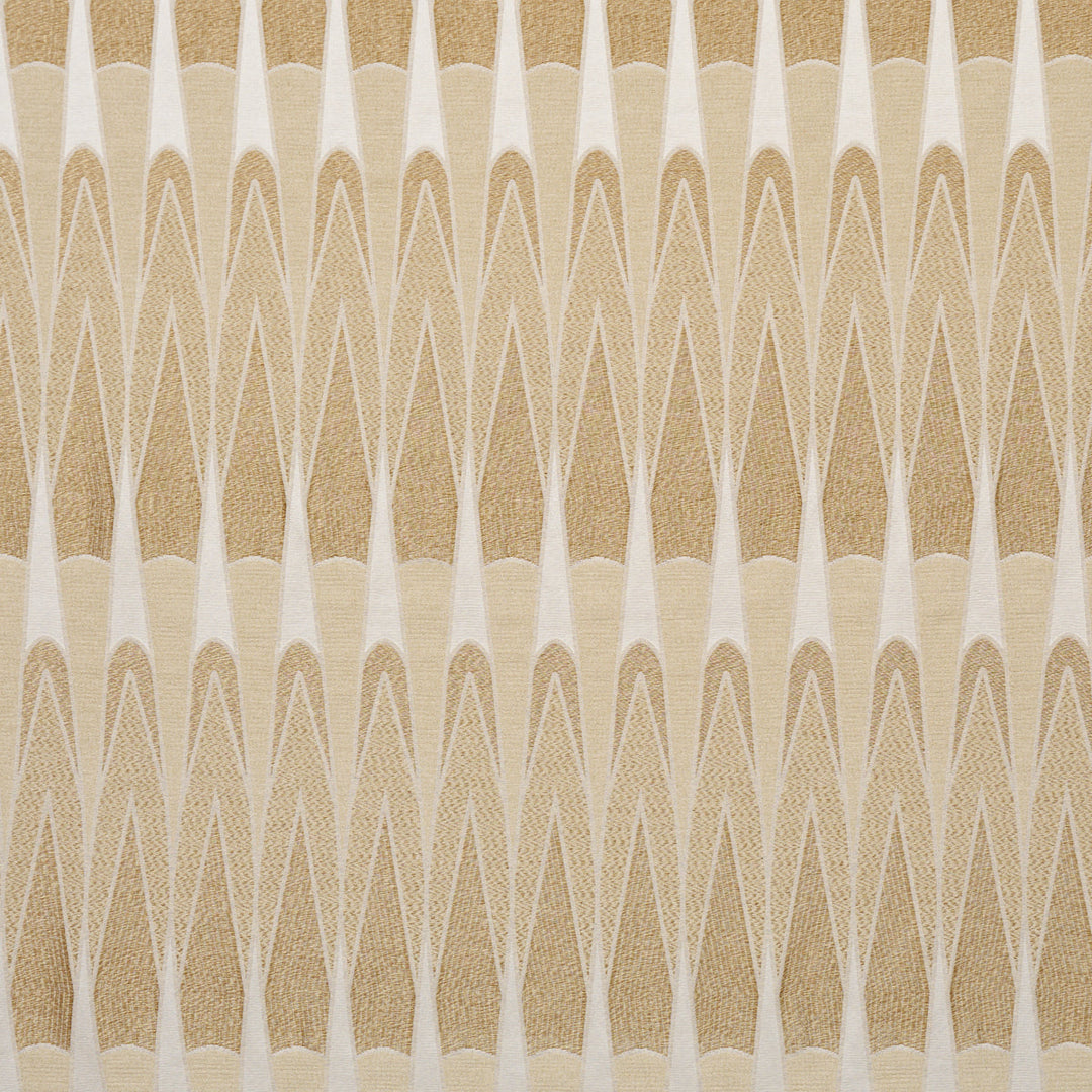 Nightfall Skyline - Antique Gold by Schumacher Fabric