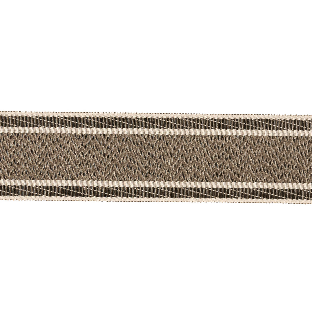 Nightfall Skyline Tape - Metallic Brown by Schumacher Trim