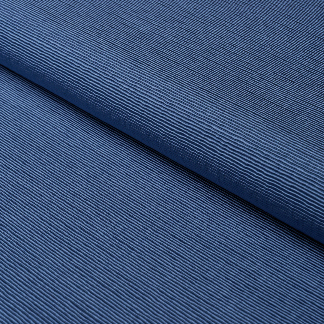Eisenhower Faille - Cobalt by Schumacher Fabric