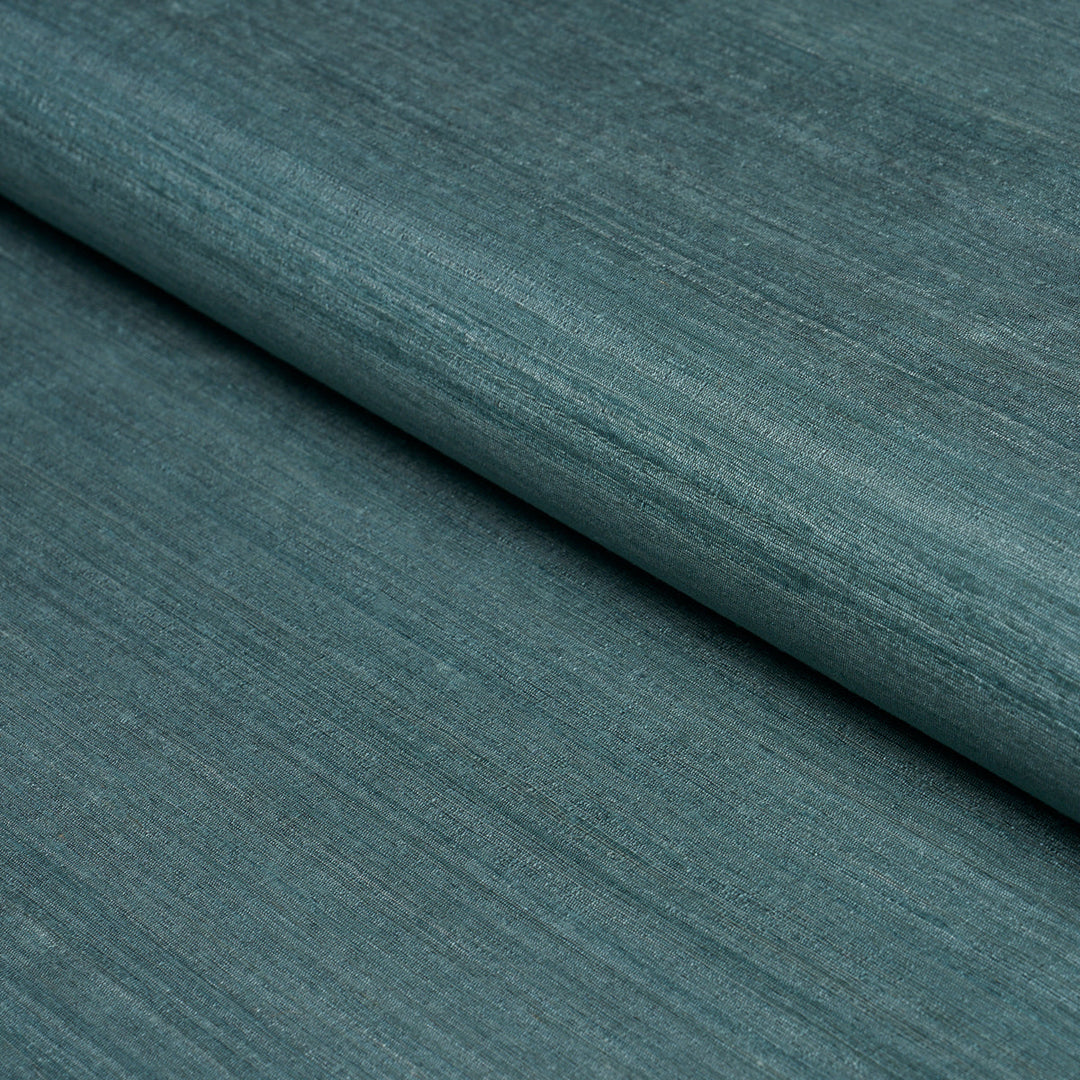Masara Handwoven Silk - Petrol by Schumacher Fabric