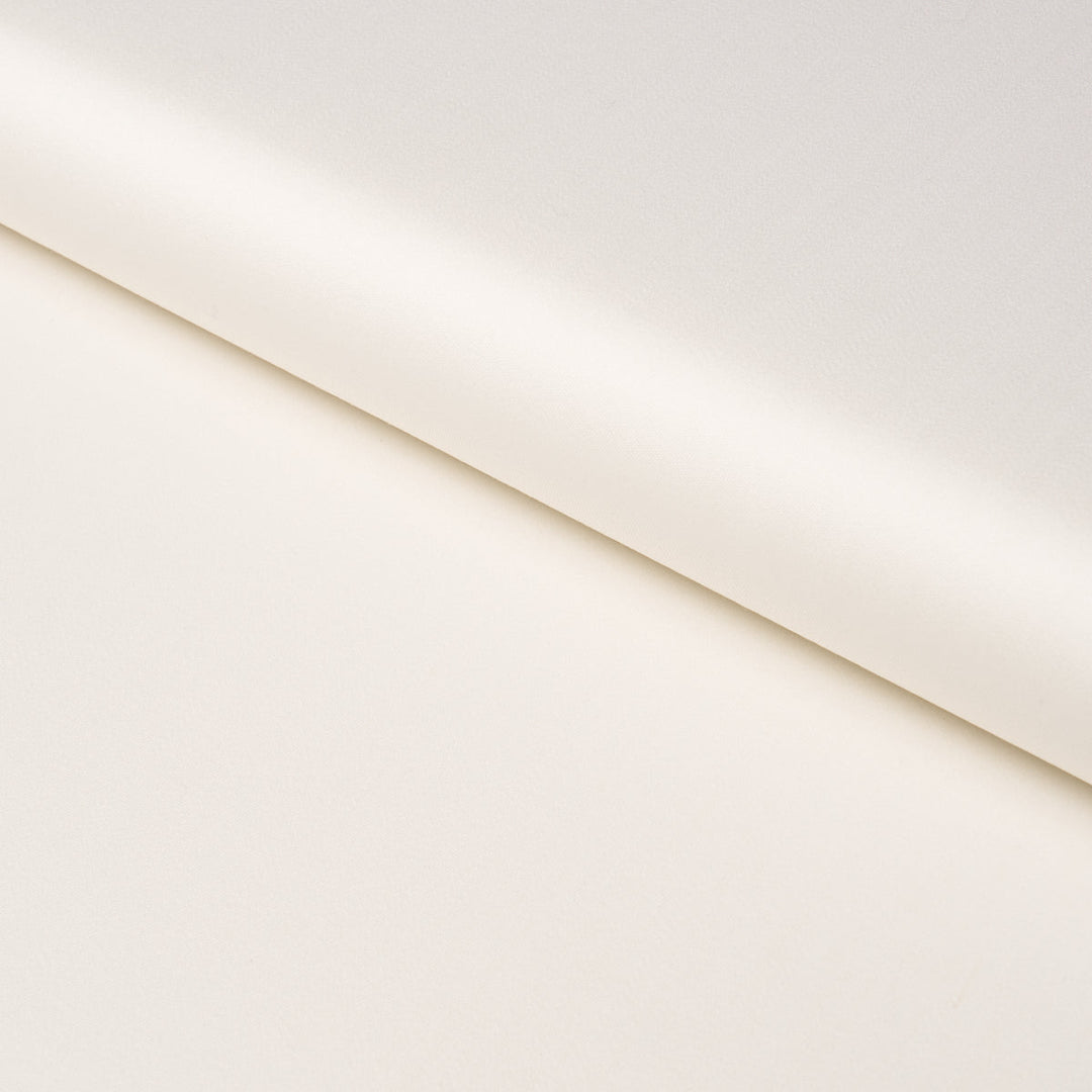 Donovan Merino Wool Sateen - Ivory by Schumacher Fabric
