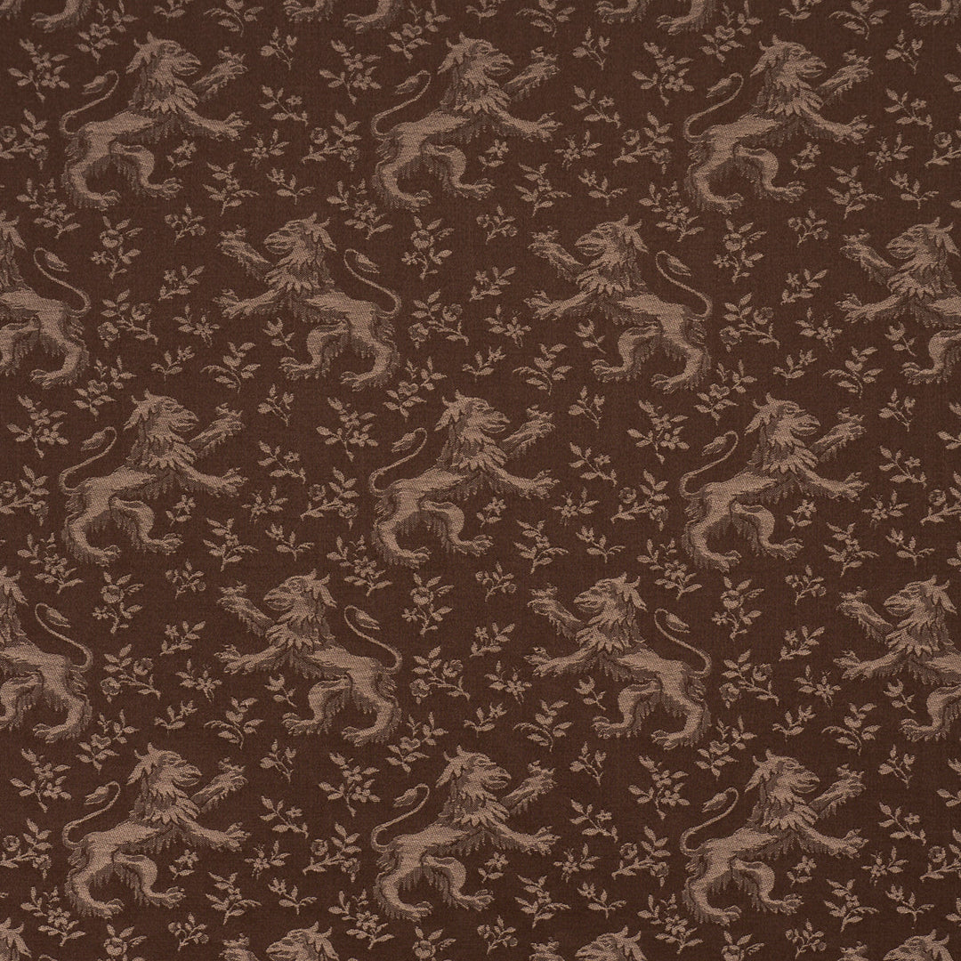 Ewan'S Beasts - Brown by Schumacher Fabric