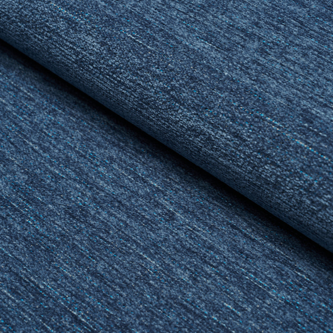 Corbin Performance Chenille - Indigo by Schumacher Fabric