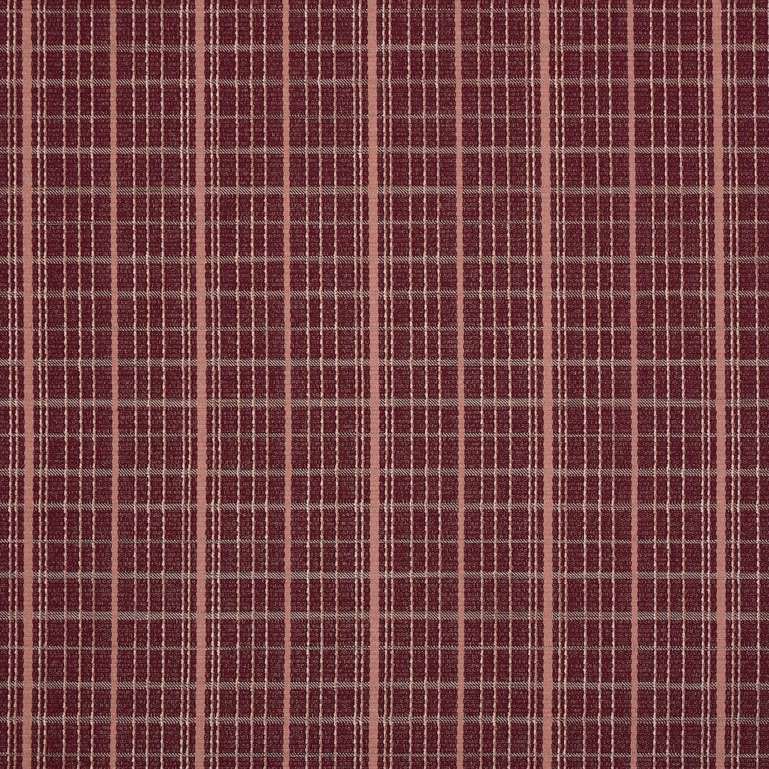 Merrick Performance Plaid - Garnet by Schumacher Fabric